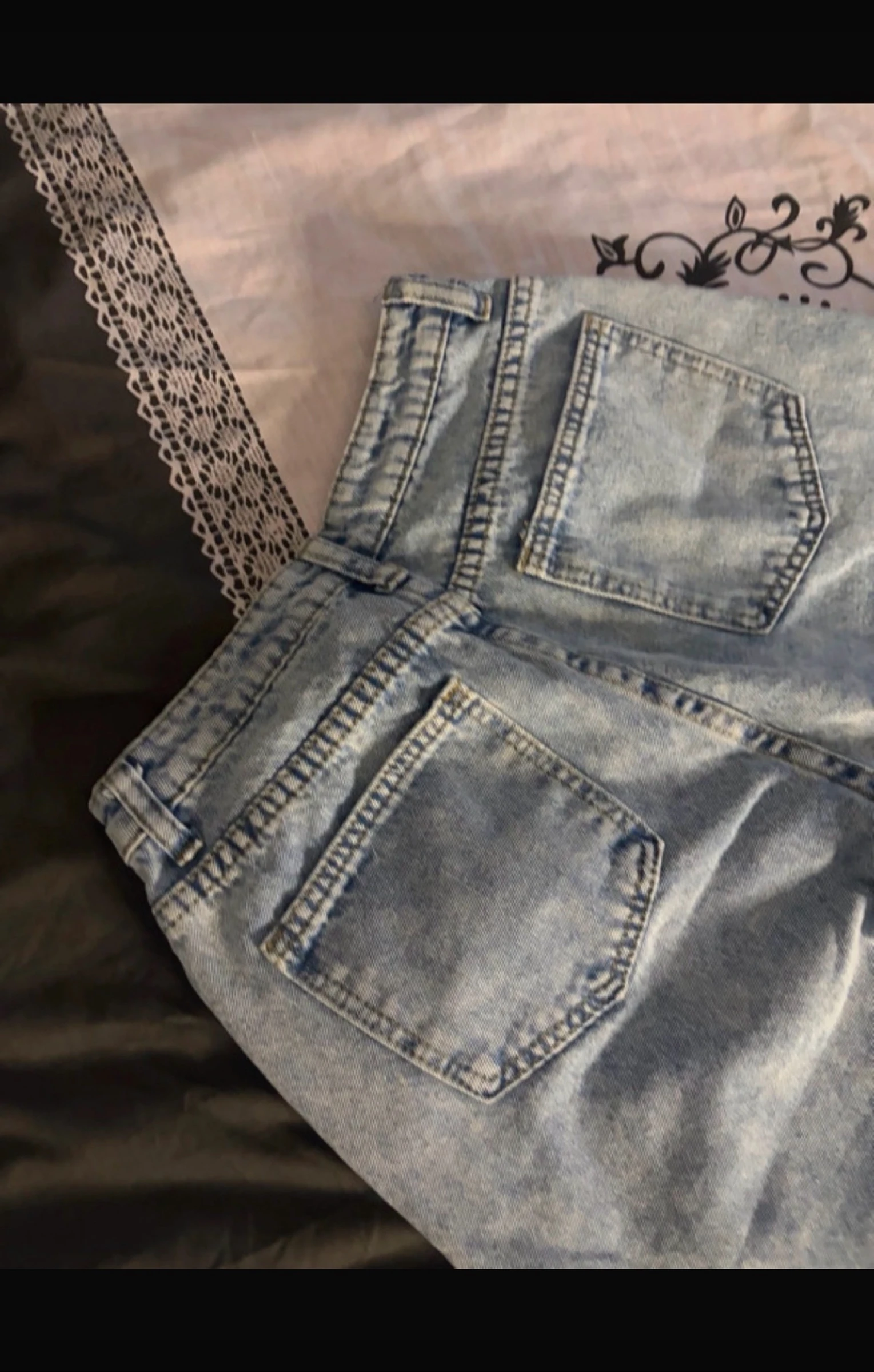 Jeans de pierna ancha azul claro nuevo – photo 5